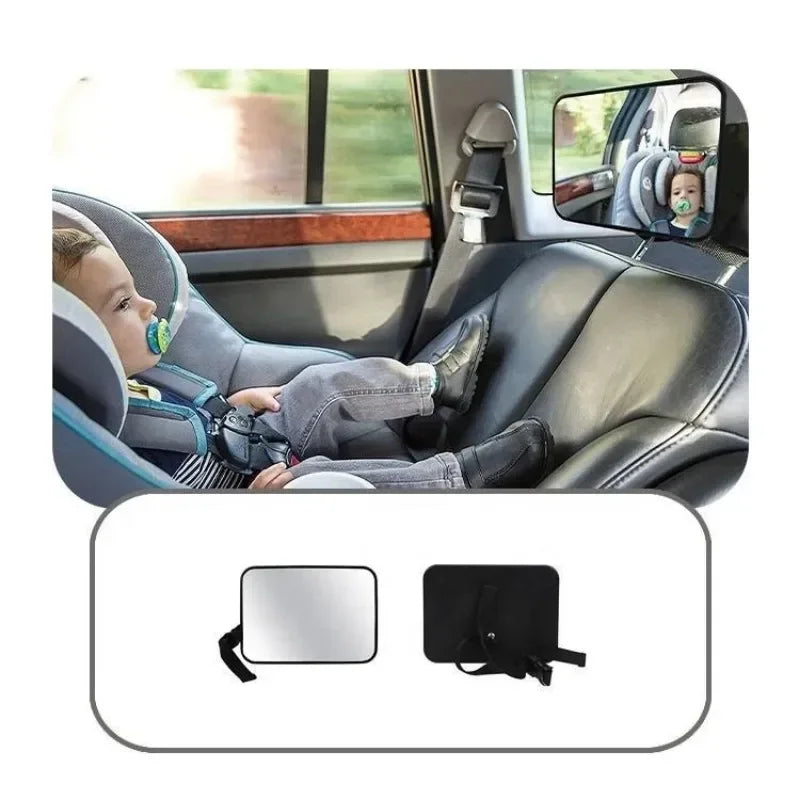 Adjustable Car Seat Mirror for Observe Baby Children Kids, Child Safety Rear Seat Observation Mirror Car Interior Accessory