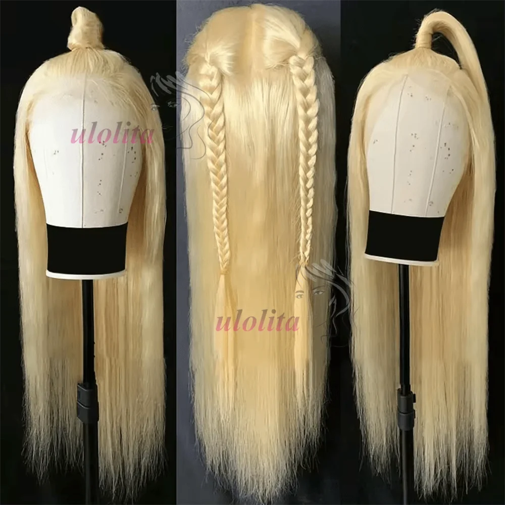 Full Lace Human Hair Wig 613 full lace Straight HD Transparent Lace Wigs For Black Women 360 peruvian full lace straight wigs