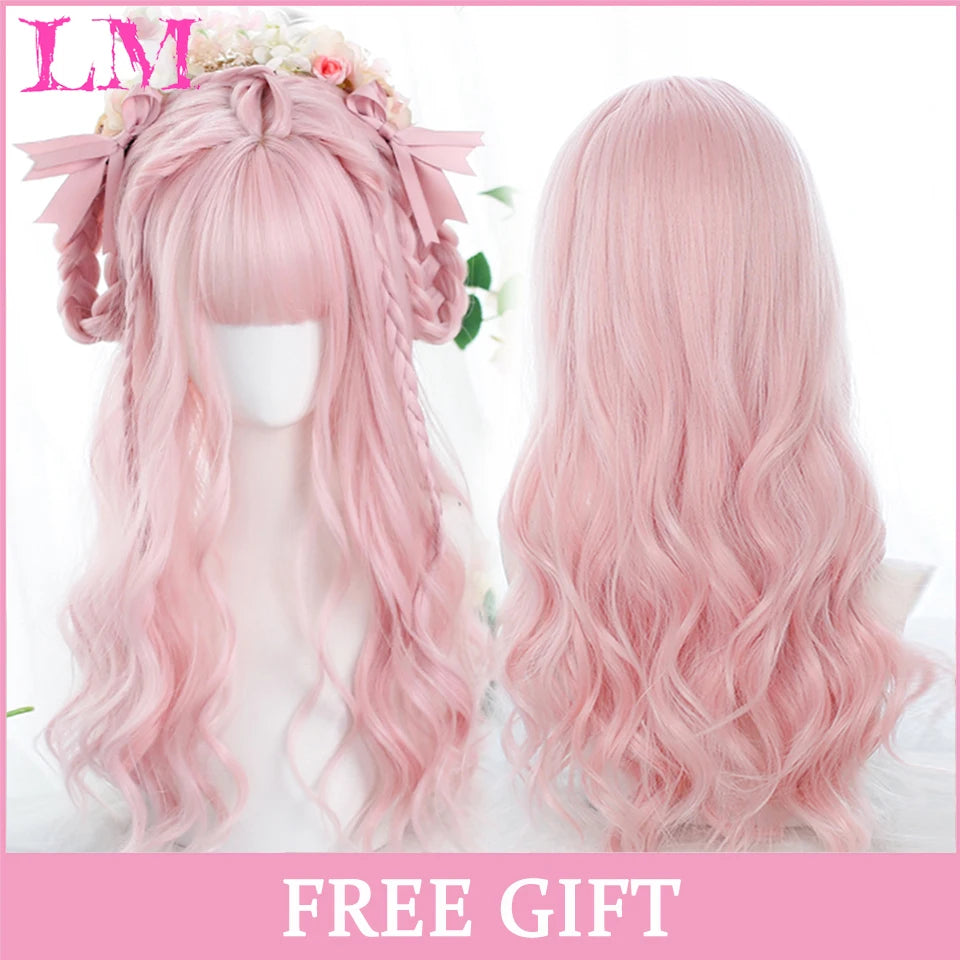 LM Wave Synthetic Wig for Black Women Wear Deep Curly Soft Wig Natural Black Color Replacement Wigs for Daily Party Use