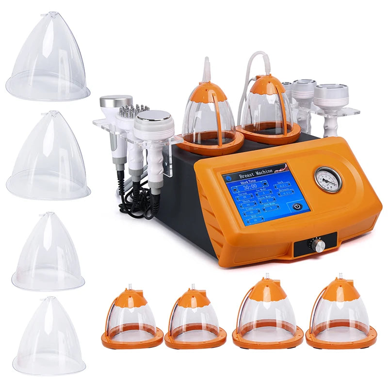 Hot sale 80k cavitation rf Cupping Breast Massager Enhancement Butt Lifting Machine