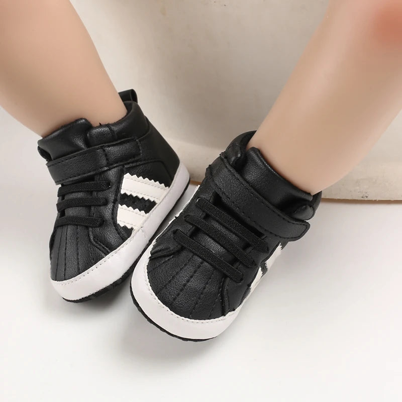 Baby Shoes Spring and Autumn 0-1 Year Old Boys and Girls Leisure Sports Soft Sole Baby Walking Shoes