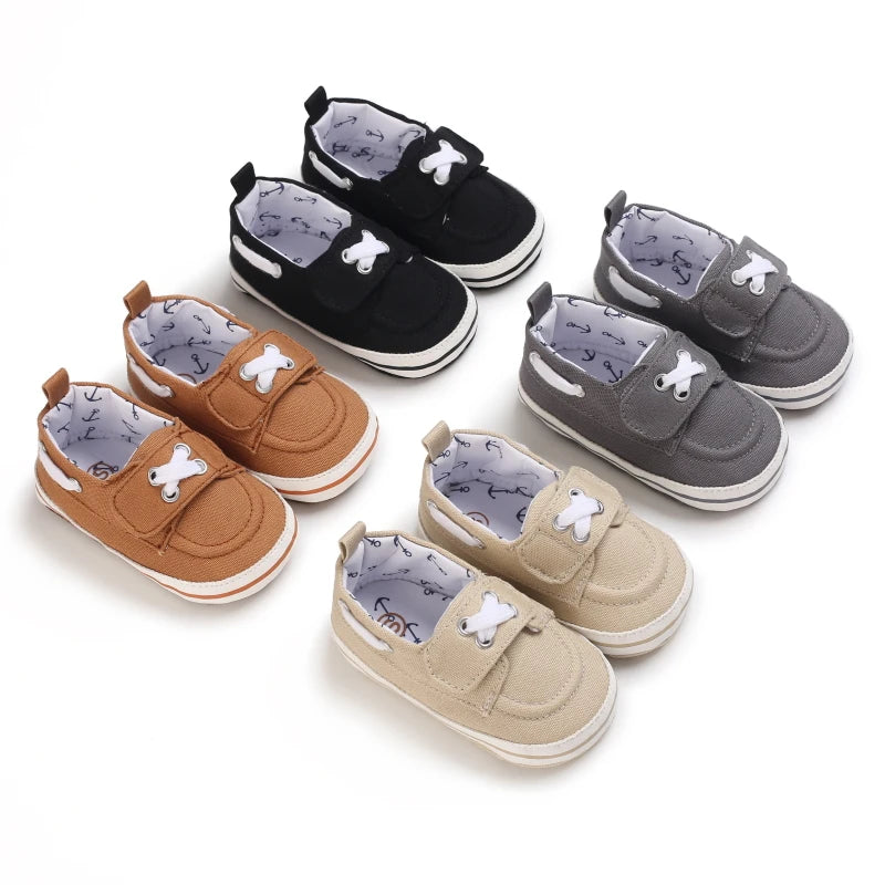 Newborn Baby Prewalker Girls Boys Casual Shoes Leather Non-Slip Soft-Sole Infant Toddler First Walkers 0-18M Baptism