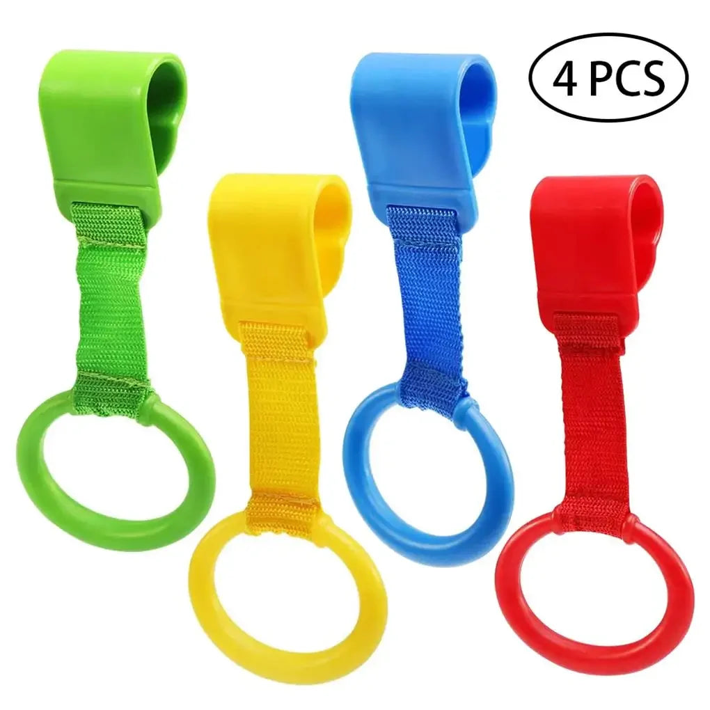 4/8Pcs Baby Crib Pull Ring Baby Walking Exercises Assistant Crib Pull Rings Balance Training Ring Hanging Pendant Household