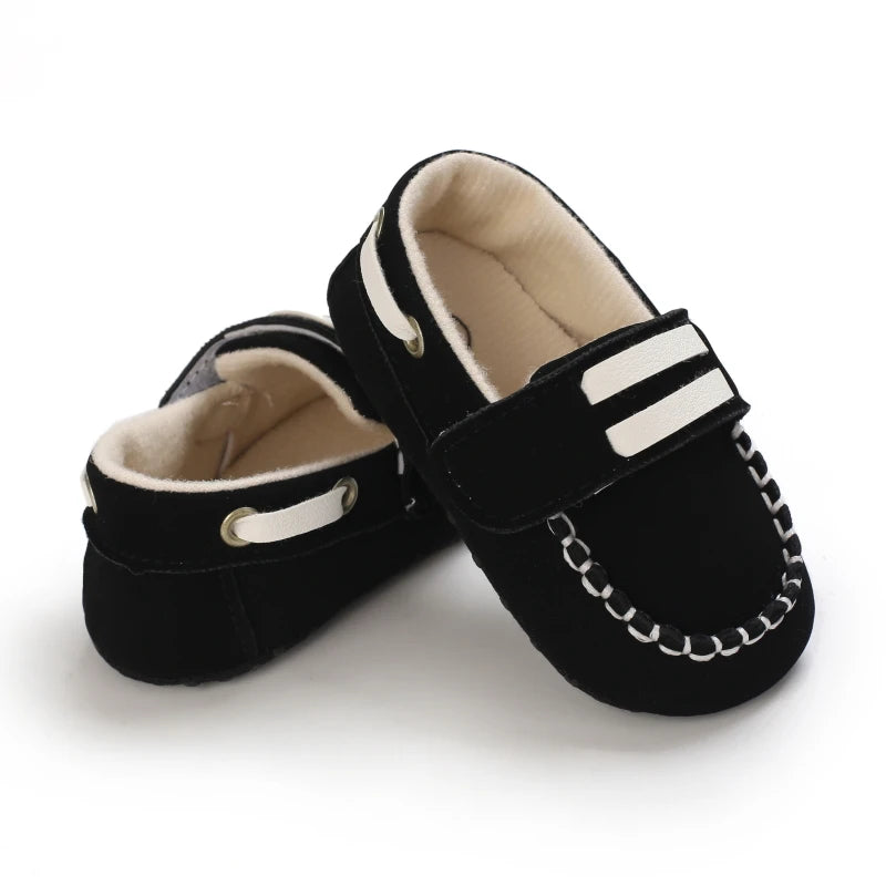 Newborn Baby Prewalker Girls Boys Casual Shoes Leather Non-Slip Soft-Sole Infant Toddler First Walkers 0-18M Baptism