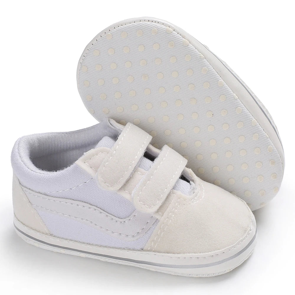 Newborn Baby Shoes Boys' and Girls' Infant Sports Shoes First Walker Classic Fashion Soft Sole Non slip Baby Walking Shoes