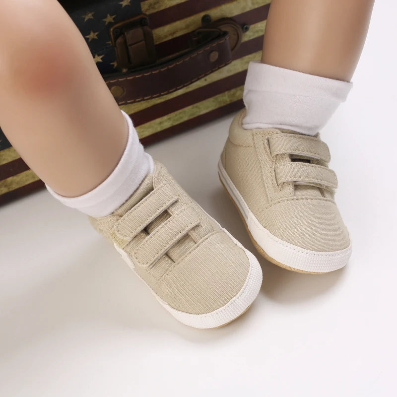 Newborn Baby Shoes Boys' and Girls' Infant Sports Shoes First Walker Classic Fashion Soft Sole Non slip Baby Walking Shoes