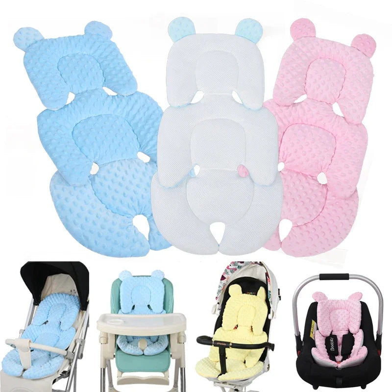 Baby Stroller Safety Seat Cushion Infant Double-sided Seat Pad Thick Warm Universal Child Cart Mattress Mat Stroller Accessories