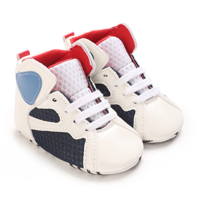 Baby Sports Sneakers Newborn Baby Boys Girls Print First Walkers Shoes Infant Toddler Anti-slip Baby Shoes Pre-walkers