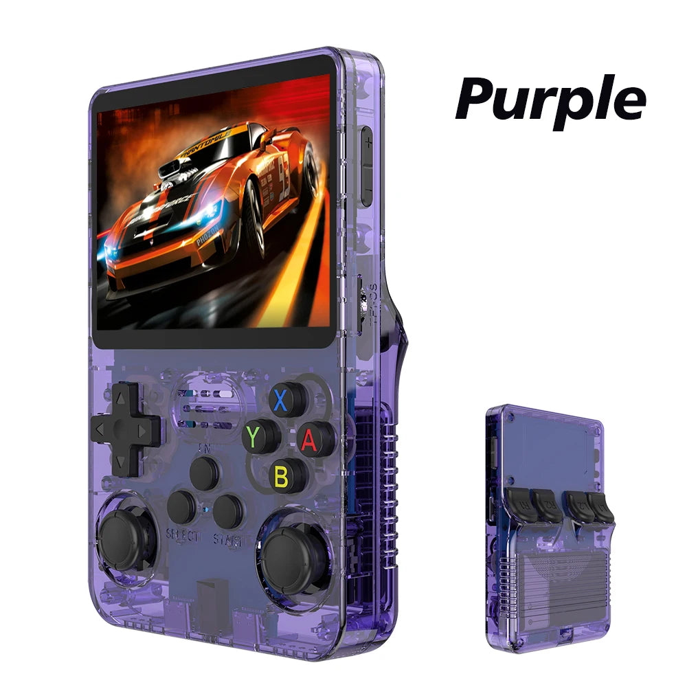 "NEW R36S Retro Handheld Game Console – 3.5" IPS Screen, Linux System, 64GB/128GB, Portable, Kid's Gift!"