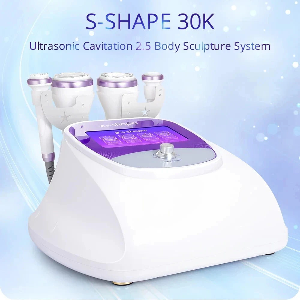 Shape Cavitation Machine 30K Radio Frequency EMS&EL Electroporation Skin Tightening Body Slimming Machine