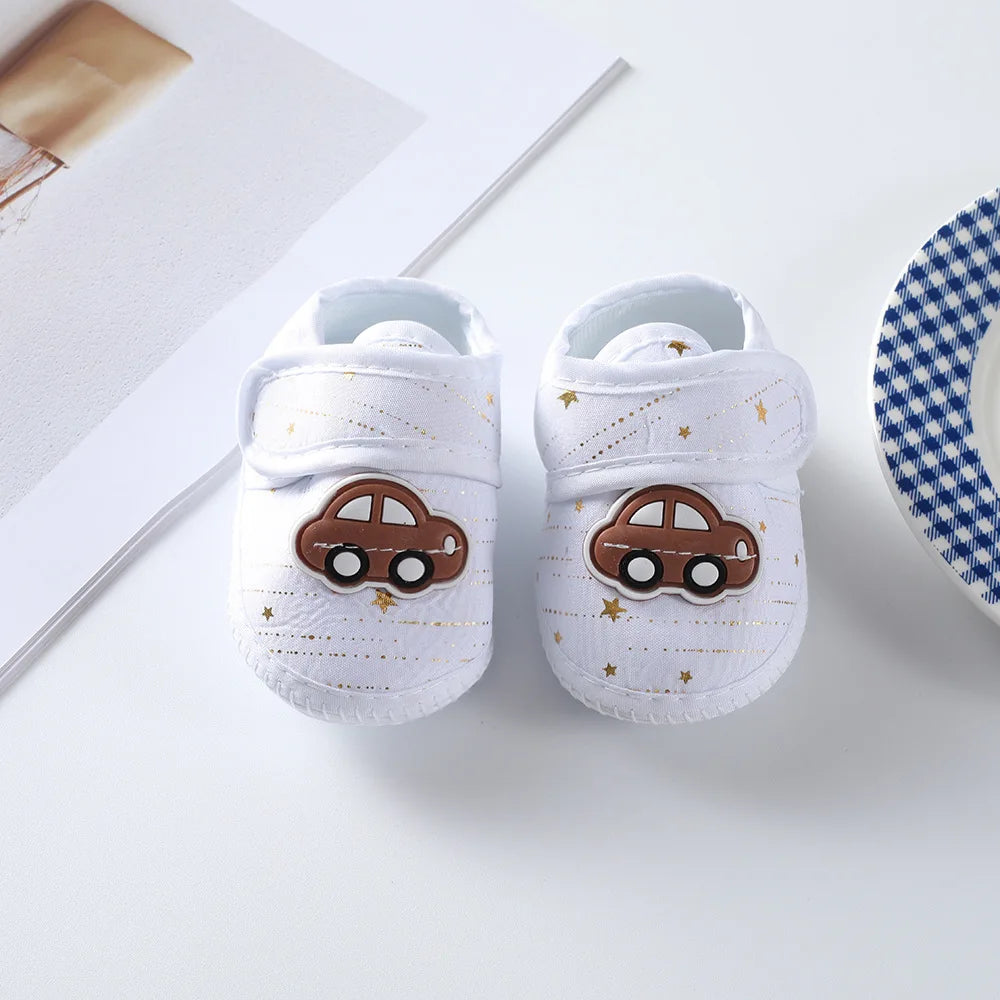 Baby Girl Shoes First Walkers Lace Floral Newborn Baby Shoes Princess Infant Toddler Baby Shoes for Boys Flats Soft Prewalkers