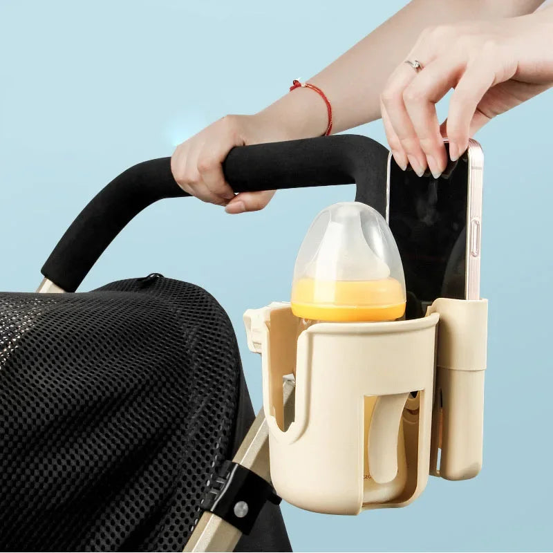 Stroller Cup Holder Phone Support Milk Bottle Drink Cup Holder For Universal Pram Baby Stroller Bicycle Accessories