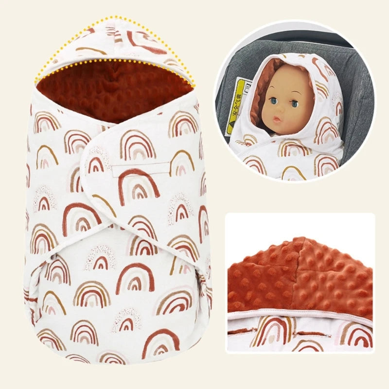 Cotton Baby Wrap Blanket for Car Seats & Strollers General Infant Swaddles Blanket Multiple Pattern Designs Blanket