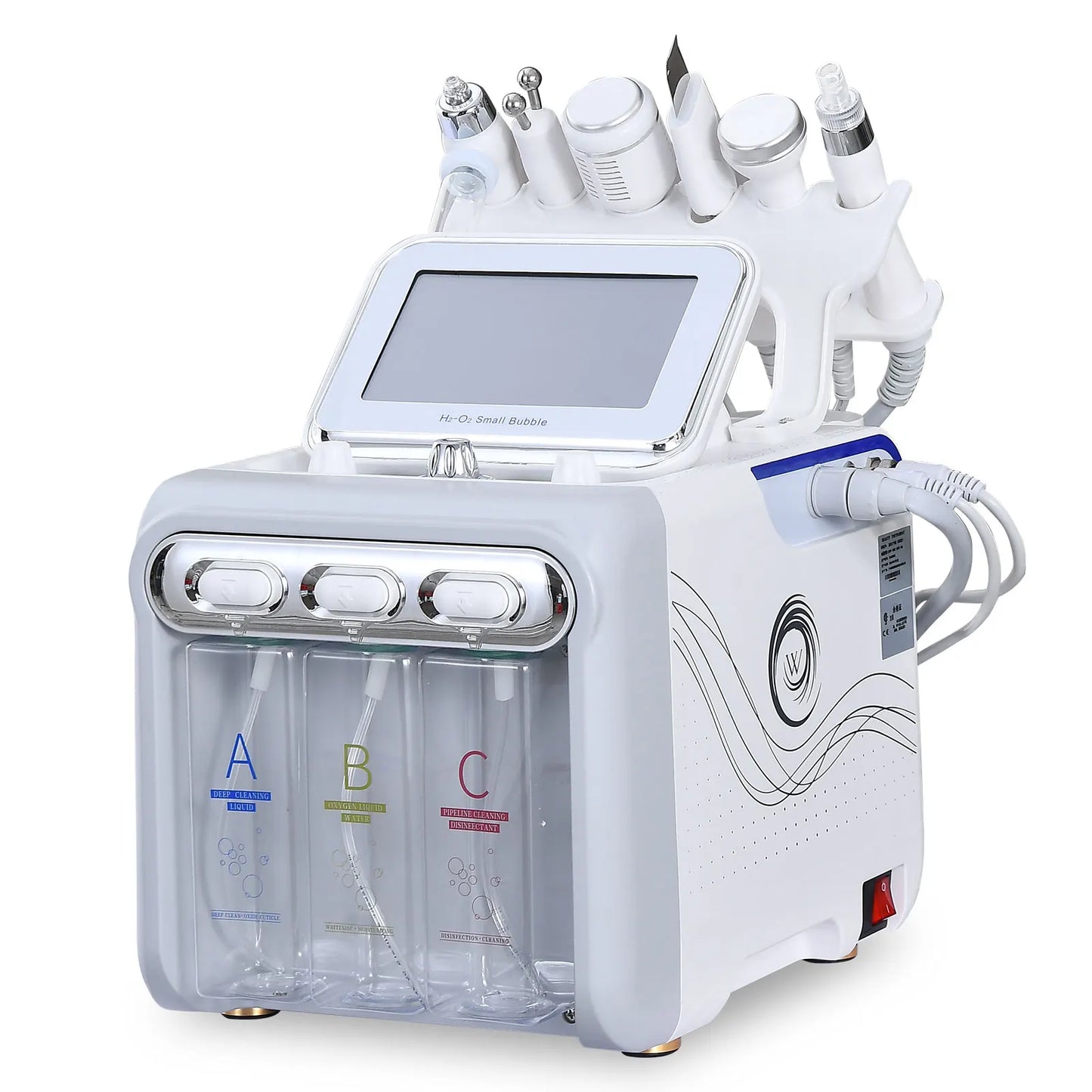 Professional Hydro Dermabrasion Machine Skincare Face Care Radiofrequency Facial Cleaning Hydra Beauty Small Bubble Machine