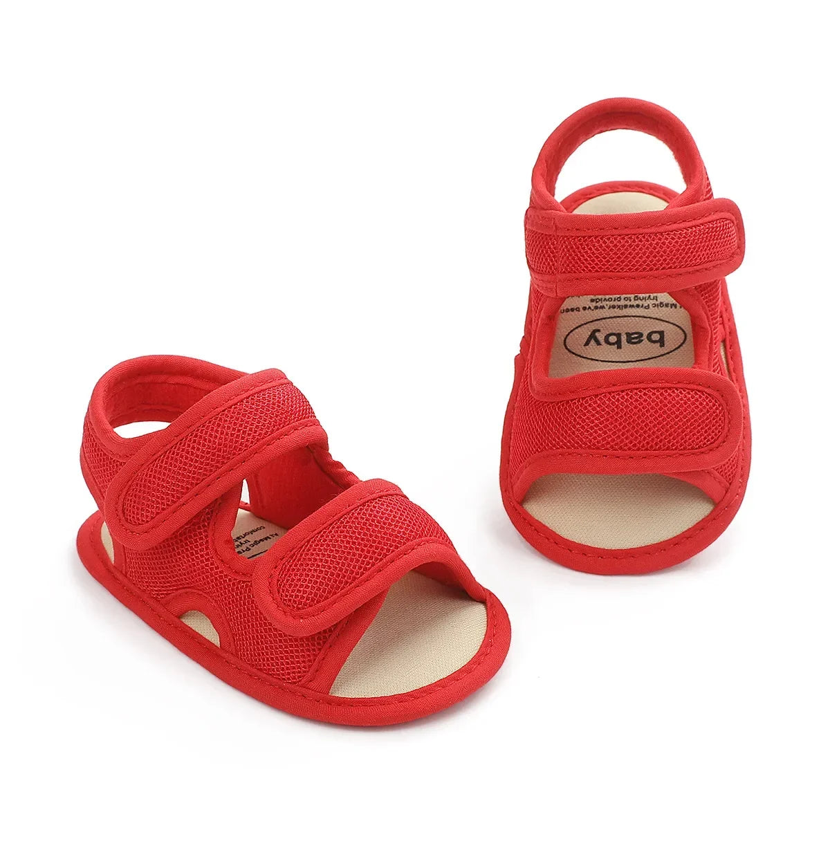 0-18 M Summer Unisex Toddler Sandals Baby Girl Shoes Solid Color Net Cloth Breathable Boys Baby Sandals Infant Girls Sandals