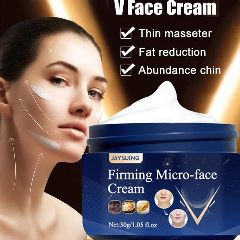 V-Shape Firming Face-lift Slimming Cream Removal Masseter Muscle Double Chin Face Fat Burning Anti-aging Products New