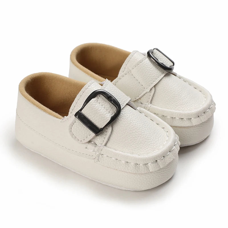 White Fashion Baby Shoes Casual Shoes For Boys And Girls Soft Bottom Baptism Shoes Sneakers For Freshmen Comfort First WalkShoes