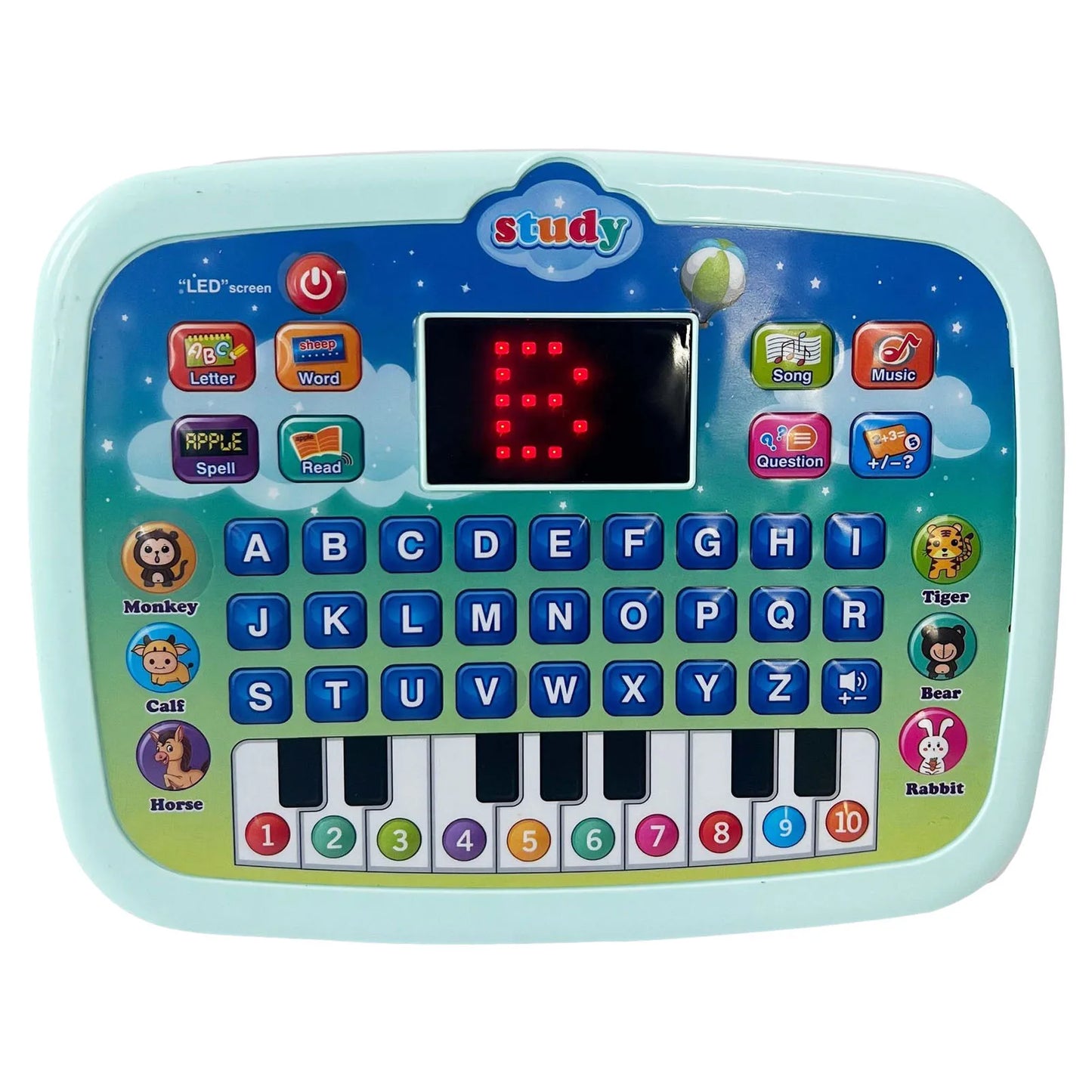 Kids Tablet Toy Smart Pad Educational Toys For Kids Baby Tablet Toy To Learn Alphabet Numbers Words For Toddlers Ages 1 To 4