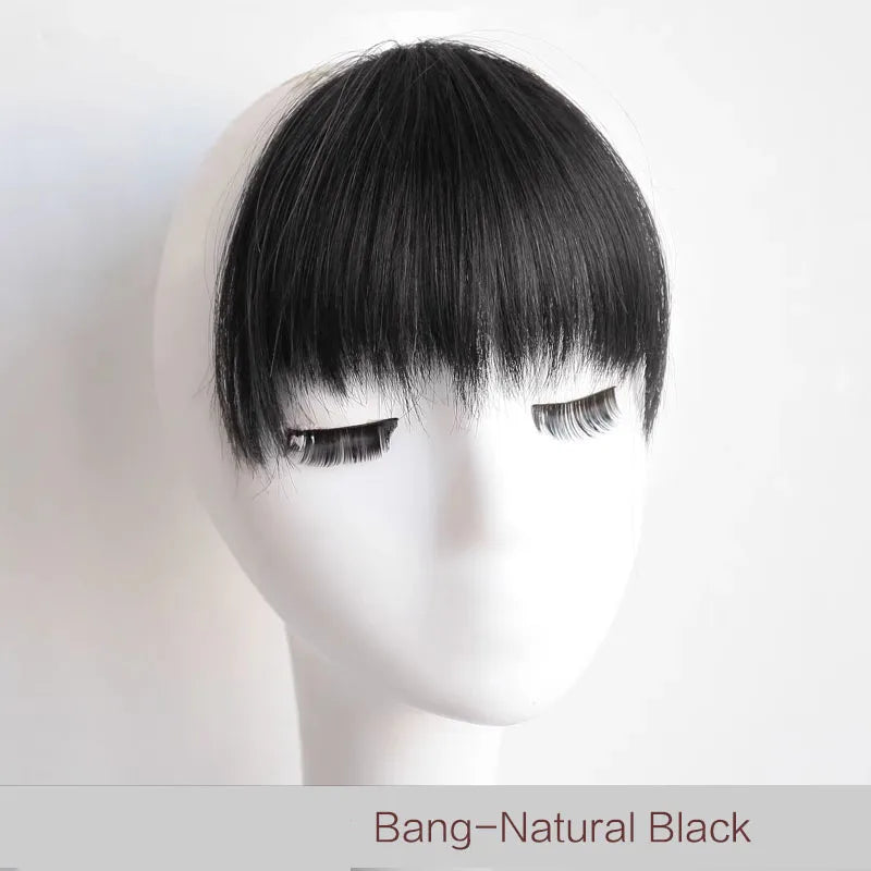 Synthetic bangs Fake Bangs Hair Piece Clip In Hair Bangs Hairpiece Clip In Hair Extensions