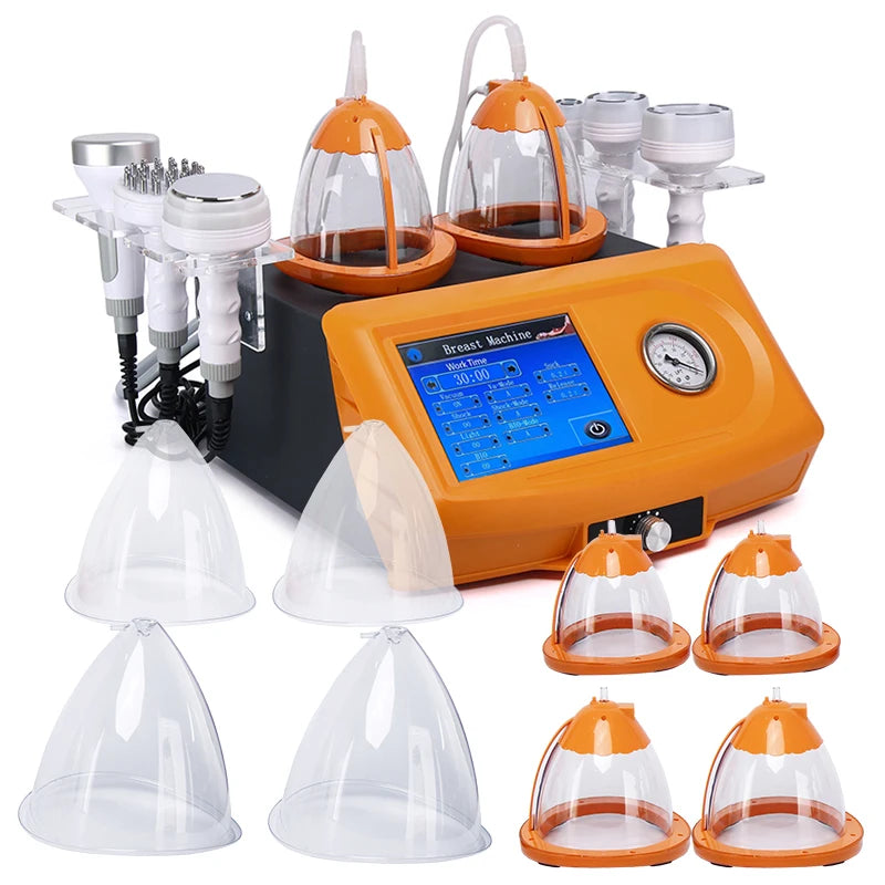 Hot sale 80k cavitation rf Cupping Breast Massager Enhancement Butt Lifting Machine