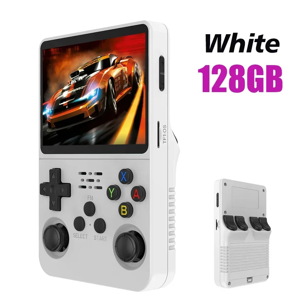 "NEW R36S Retro Handheld Game Console – 3.5" IPS Screen, Linux System, 64GB/128GB, Portable, Kid's Gift!"