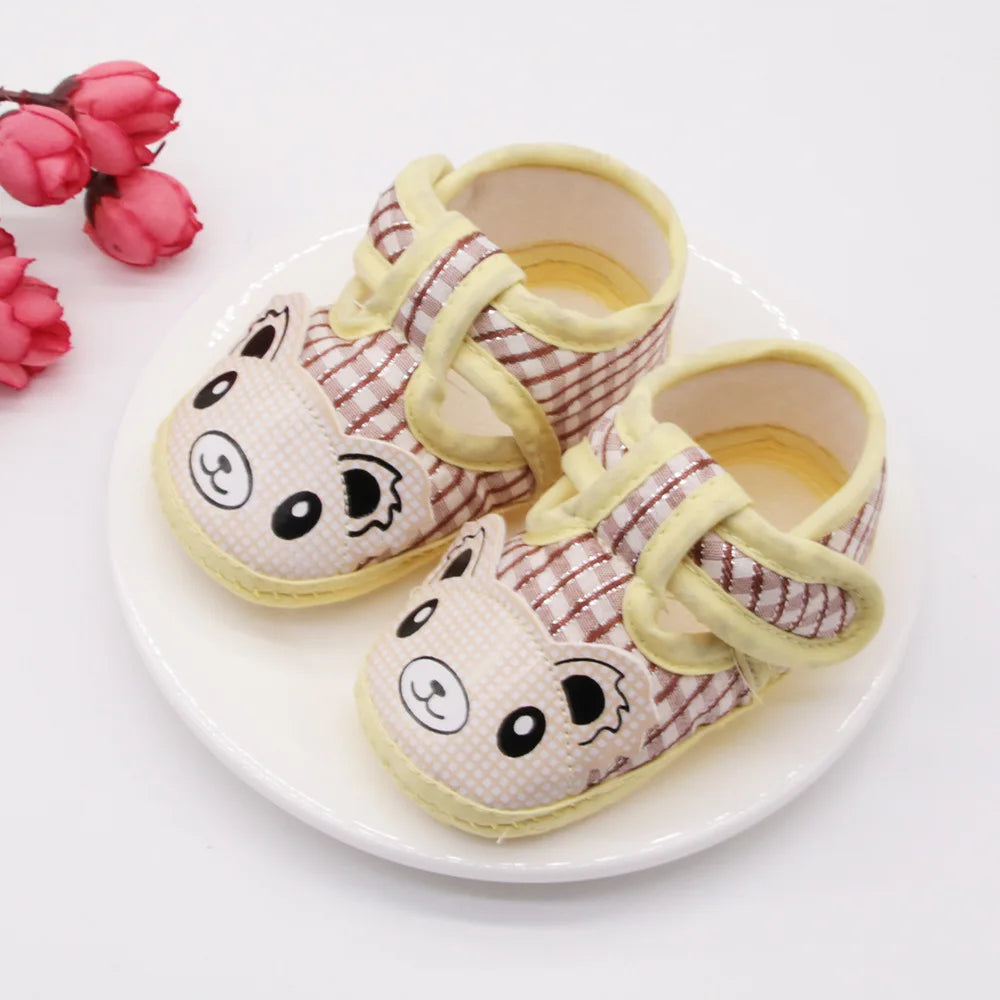 Baby Girl Shoes First Walkers Lace Floral Newborn Baby Shoes Princess Infant Toddler Baby Shoes for Boys Flats Soft Prewalkers