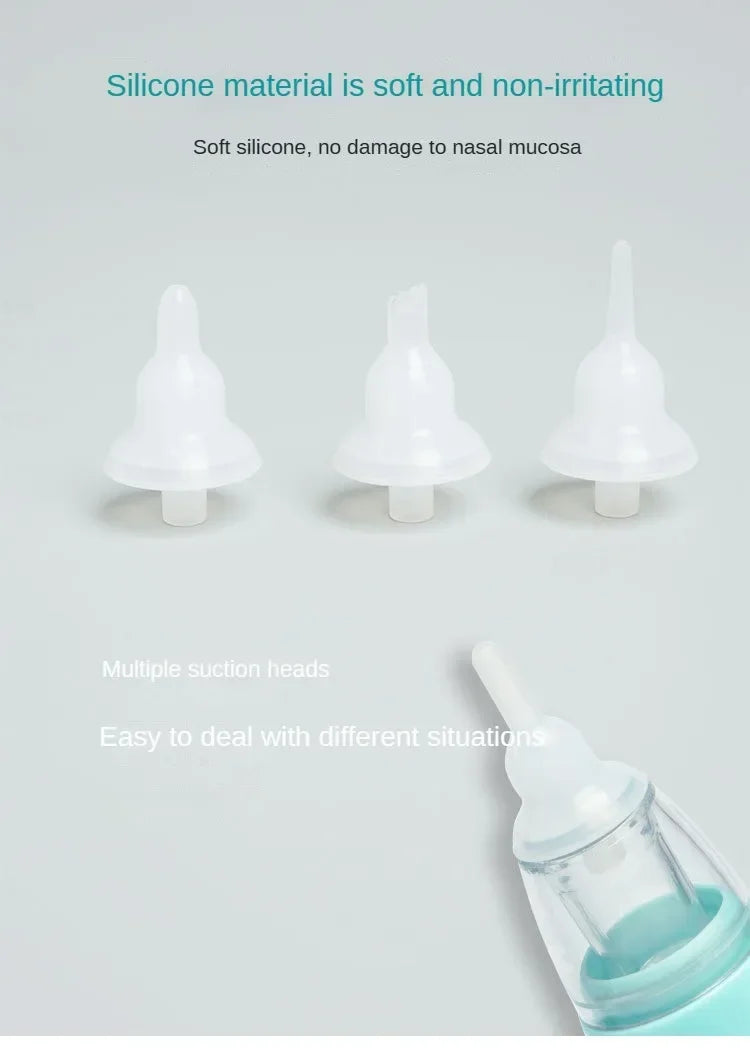 3-in-1 Electric Nasal Aspirator Baby Absorber Equipment Silent Utensils Obstruction Rhinitis Cleaner New Born Items Care Tool