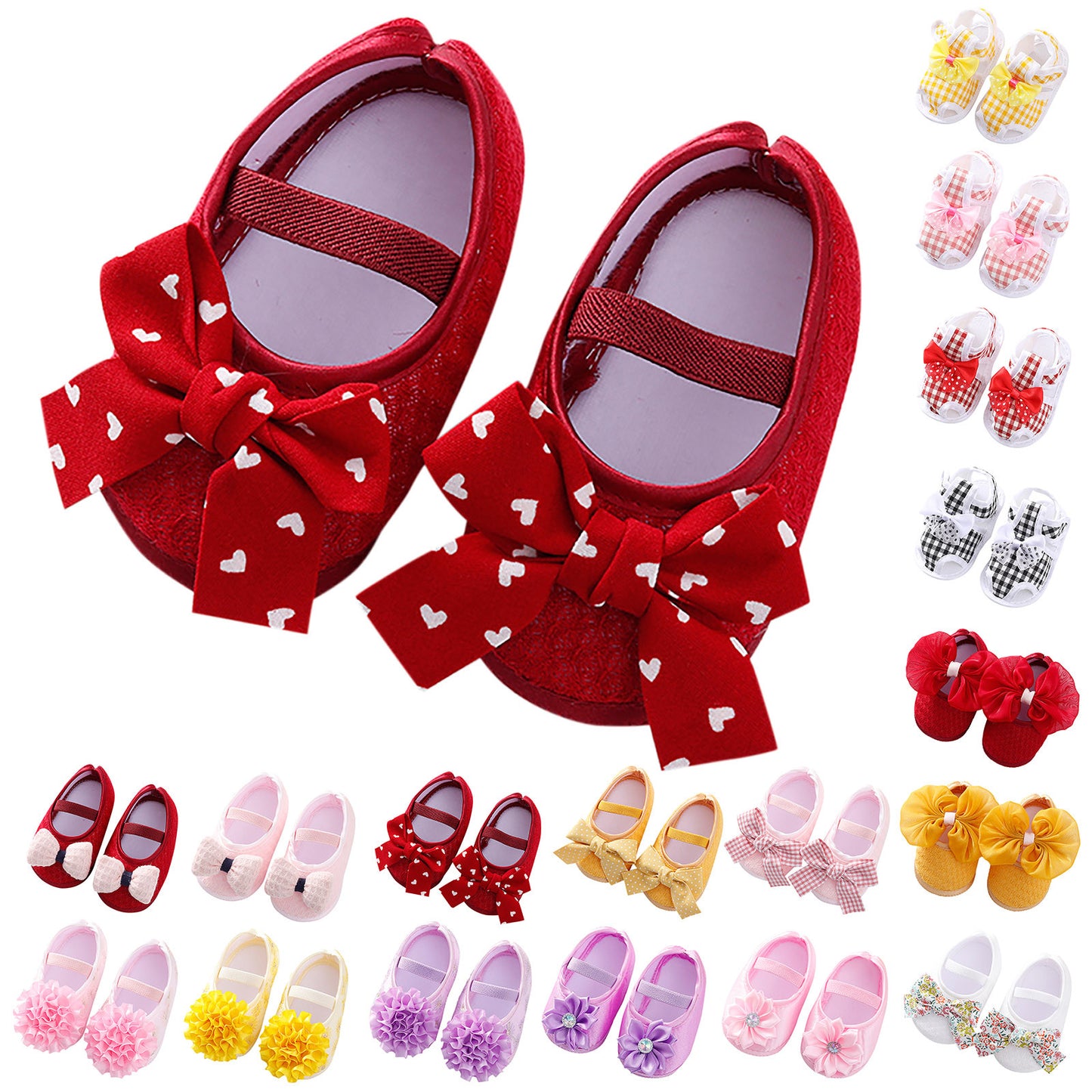 New Baby Girls First Walkers Soft Toddler Shoes Infant Toddler Walkers Shoes Bowknot Casual Princess Shoes кроссовки детские