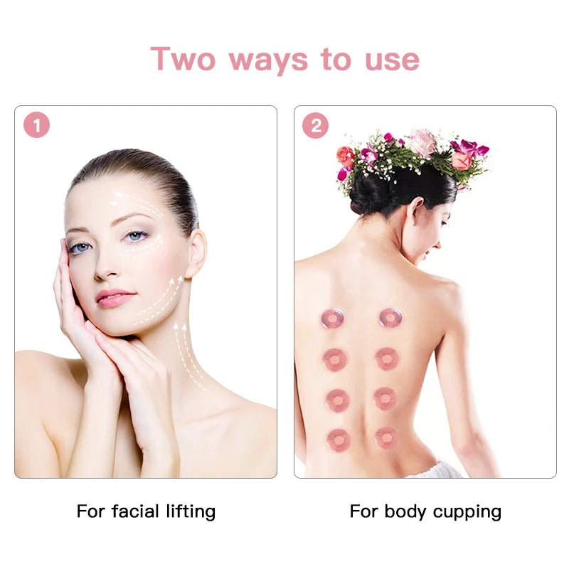 Vacuum Cupping Chinese Therapy Set Jars Anticellulite Professional Suction Cup Body Face Massager Facial Face Sucker Health Care