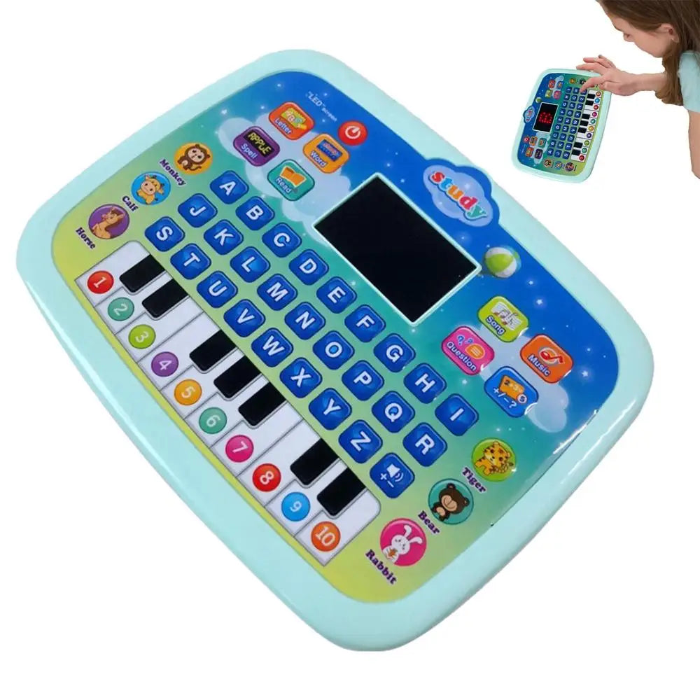 Kids Tablet Toy Smart Pad Educational Toys For Kids Baby Tablet Toy To Learn Alphabet Numbers Words For Toddlers Ages 1 To 4