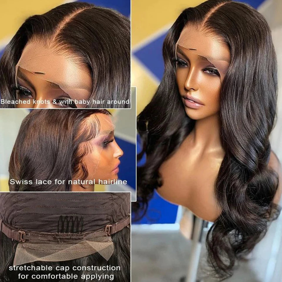 Peruvian Body Wave Lace Front Wig For Black Women 13*5*2 T Lace Wigs Transparent Lace Front Human Hair Wigs 13x4 Lace Front Wigs