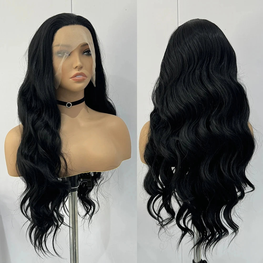 34 Inch Body Wave Wigs Human Hair 13x6 HD Lace Front Human Hair Wigs Brazilian Lace Frontal Wigs Pre Plucked For Black Women