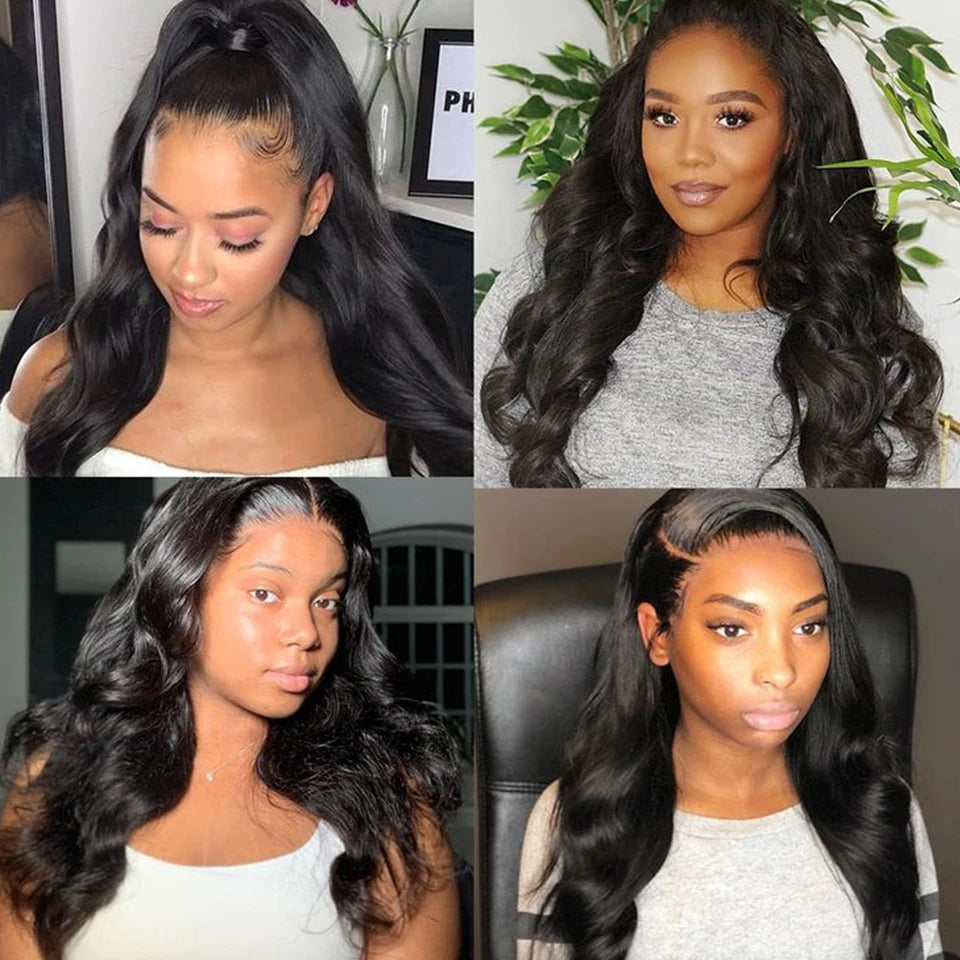 Peruvian Body Wave Lace Front Wig For Black Women 13*5*2 T Lace Wigs Transparent Lace Front Human Hair Wigs 13x4 Lace Front Wigs