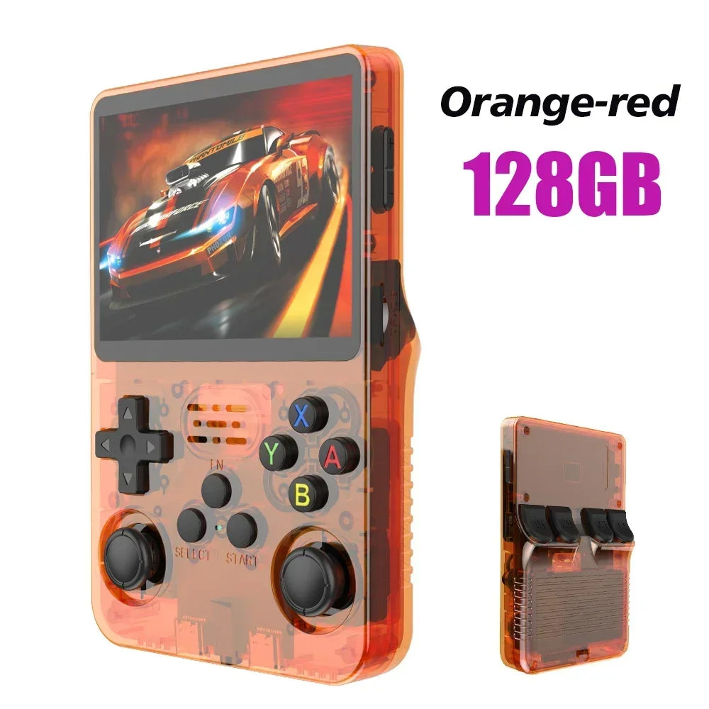 "NEW R36S Retro Handheld Game Console – 3.5" IPS Screen, Linux System, 64GB/128GB, Portable, Kid's Gift!"