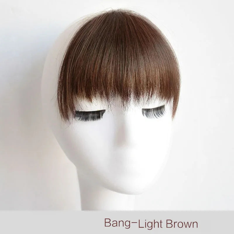 Synthetic bangs Fake Bangs Hair Piece Clip In Hair Bangs Hairpiece Clip In Hair Extensions