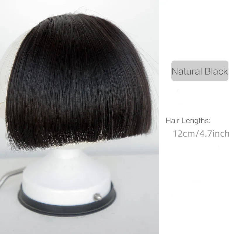 Synthetic bangs Fake Bangs Hair Piece Clip In Hair Bangs Hairpiece Clip In Hair Extensions