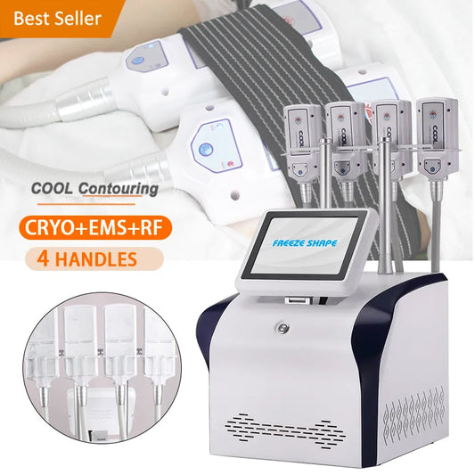 Portable Cryotherapy Fat Burning Cryo plates EMS pads Cool Thermal Paddles Cryoskin criolipolisis de placas freeze Slim Machine