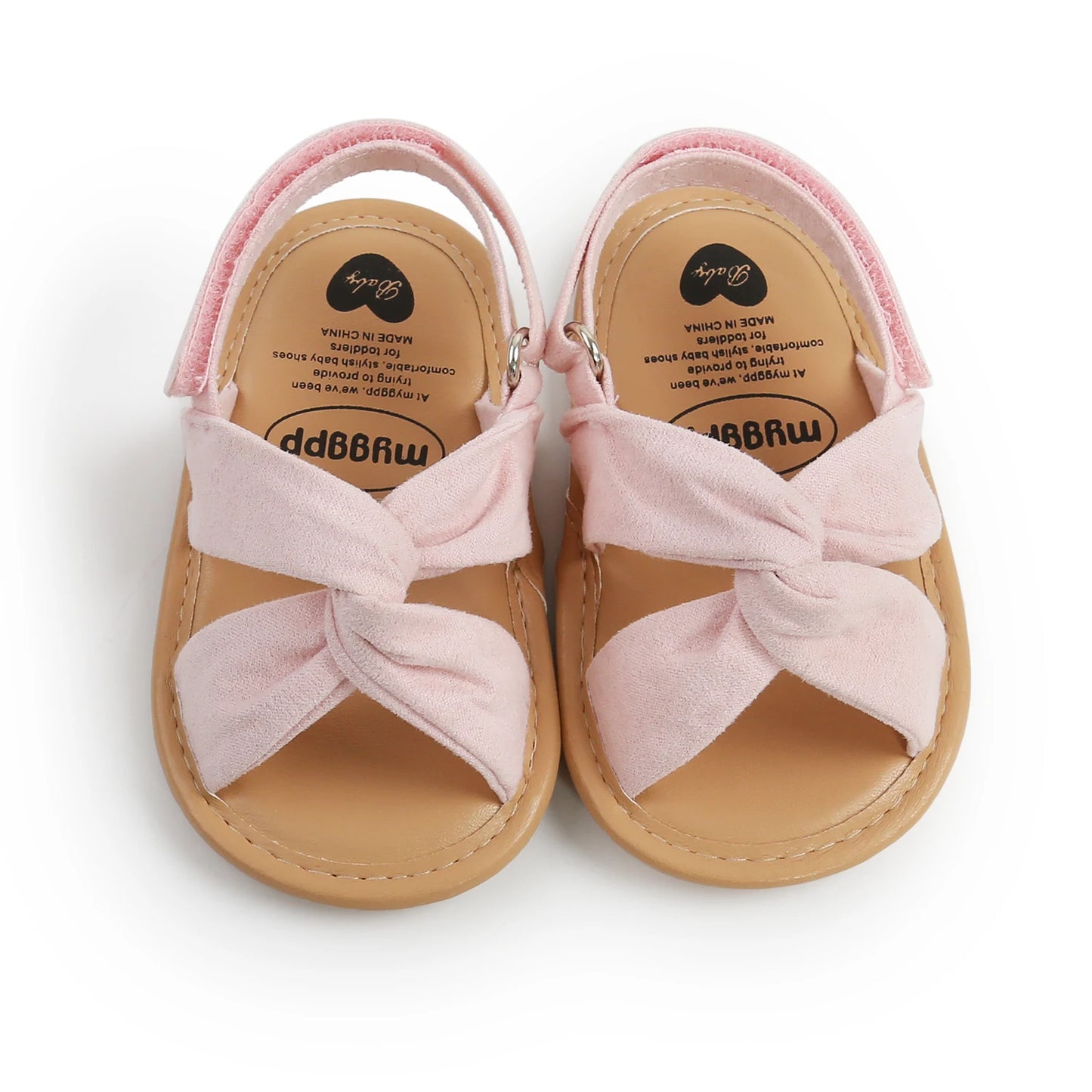 Summer Newborn Baby Girls Sandals Shoes Simple Style Solid Color Soft Sole Shoes Outdoor Indoor