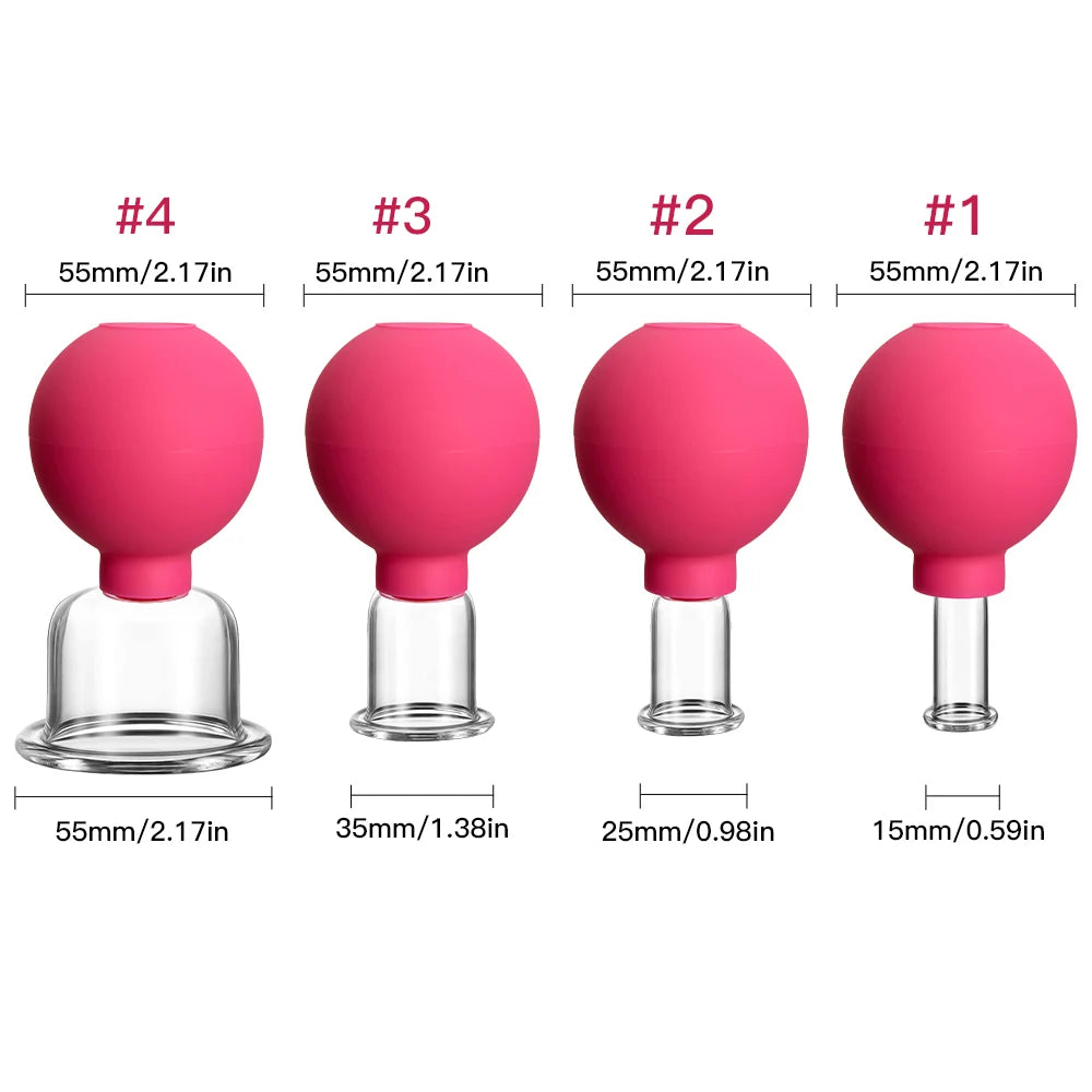 Vacuum Cupping Chinese Therapy Set Jars Anticellulite Professional Suction Cup Body Face Massager Facial Face Sucker Health Care