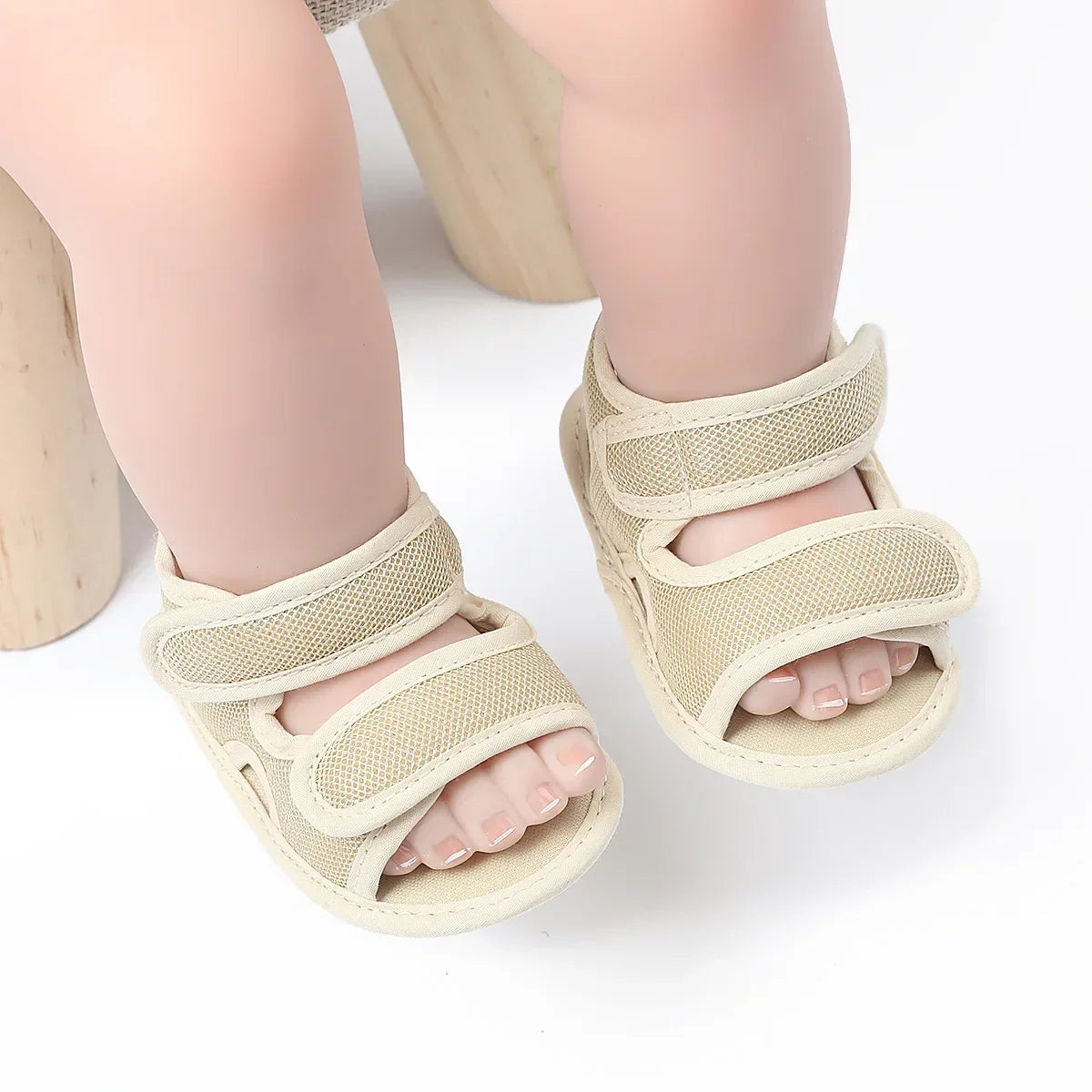 0-18 M Summer Unisex Toddler Sandals Baby Girl Shoes Solid Color Net Cloth Breathable Boys Baby Sandals Infant Girls Sandals