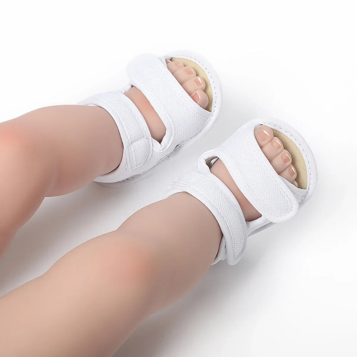 0-18 M Summer Unisex Toddler Sandals Baby Girl Shoes Solid Color Net Cloth Breathable Boys Baby Sandals Infant Girls Sandals