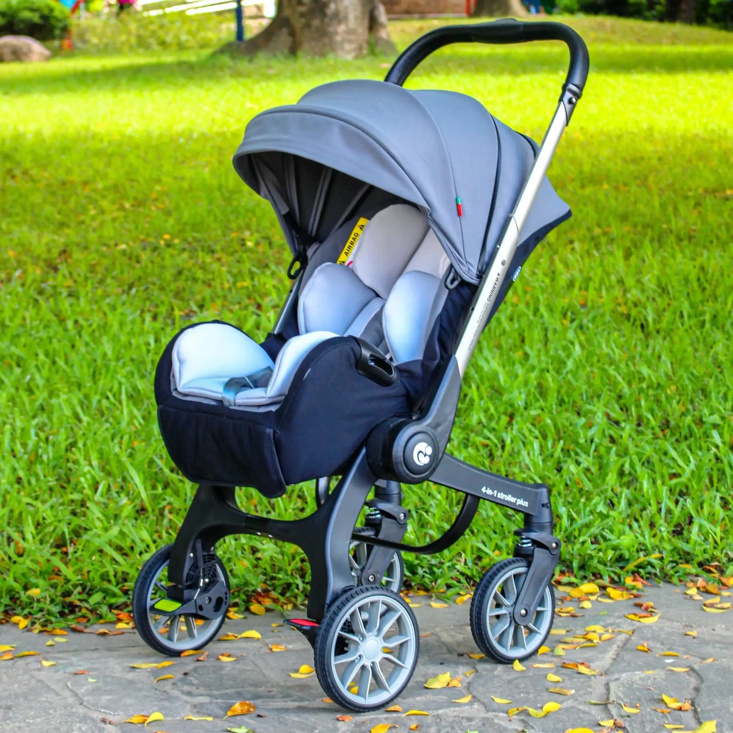 NEW 4 in1 baby stroller Multifunctional newborn baby carriage Foldable Basket type seat Lightweight Travel Pram car seat