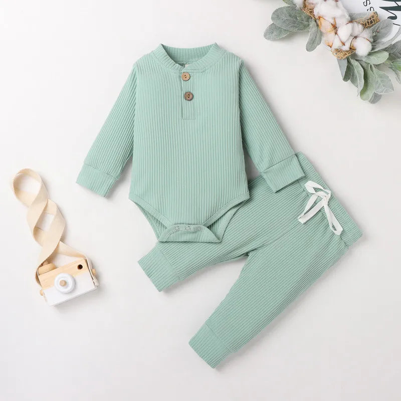 RUEWEY Pant Sets Children's Top and Bottom Set Baby Girl Boy Clothes Groups Items Spring Autumn Clothes Newborn Baby Things