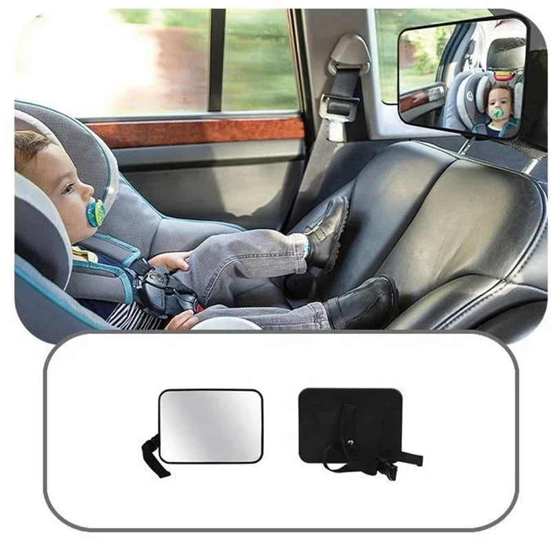 Adjustable Car Seat Mirror for Observe Baby Children Kids, Child Safety Rear Seat Observation Mirror Car Interior Accessory