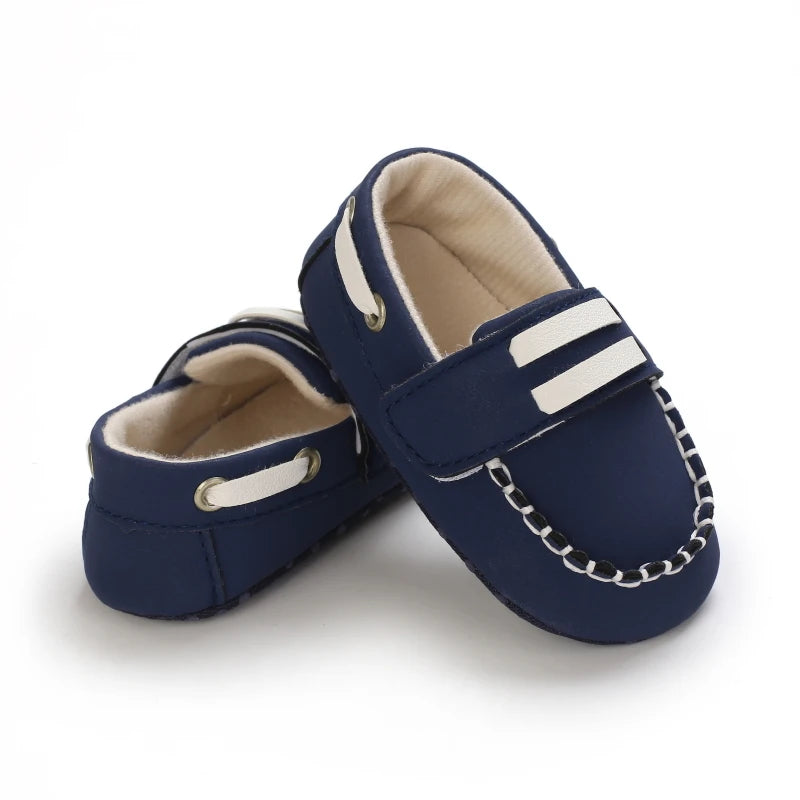 Newborn Baby Prewalker Girls Boys Casual Shoes Leather Non-Slip Soft-Sole Infant Toddler First Walkers 0-18M Baptism