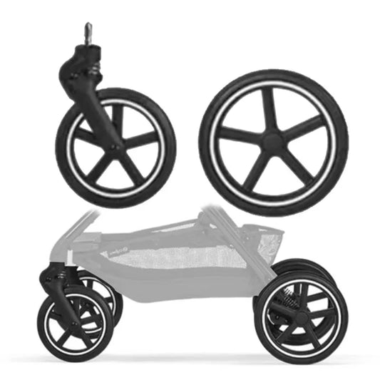 Pram Wheel For Cybex Eezy S/Twist +2 Buggy Baby Trolley Front Or Rear One With Bearings Stroller Parts Pushchair Accessories