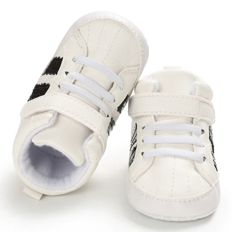 Baby Shoes Spring and Autumn 0-1 Year Old Boys and Girls Leisure Sports Soft Sole Baby Walking Shoes