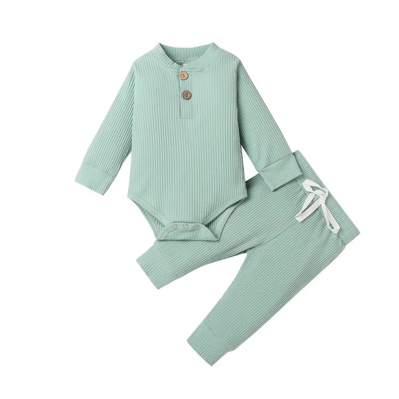 RUEWEY Pant Sets Children's Top and Bottom Set Baby Girl Boy Clothes Groups Items Spring Autumn Clothes Newborn Baby Things