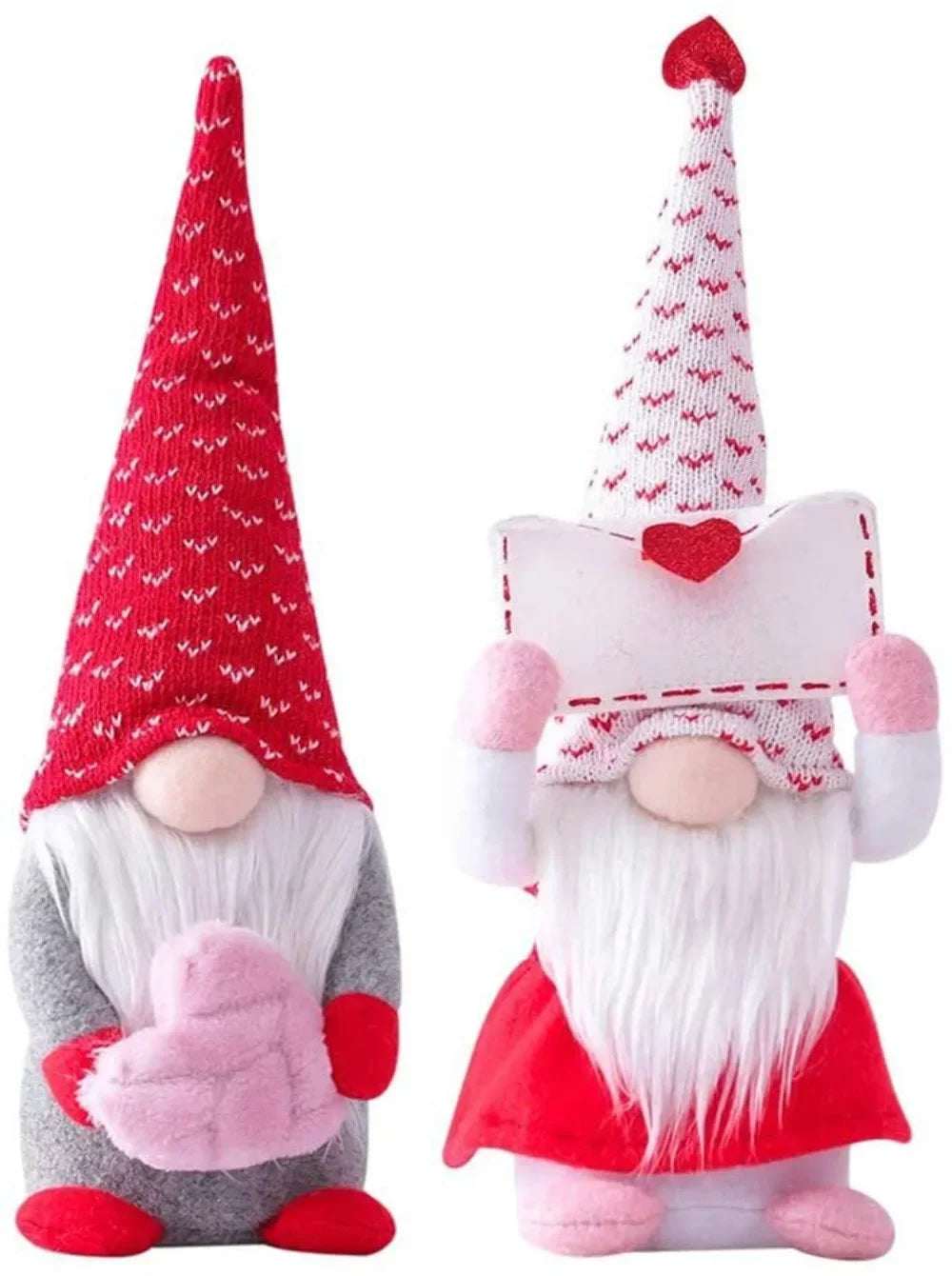 Faceless Gnome Plush Doll Hand-held Confession Letter Valentine's Day Gifts Home Desktop Ornaments Wedding Party Decoration