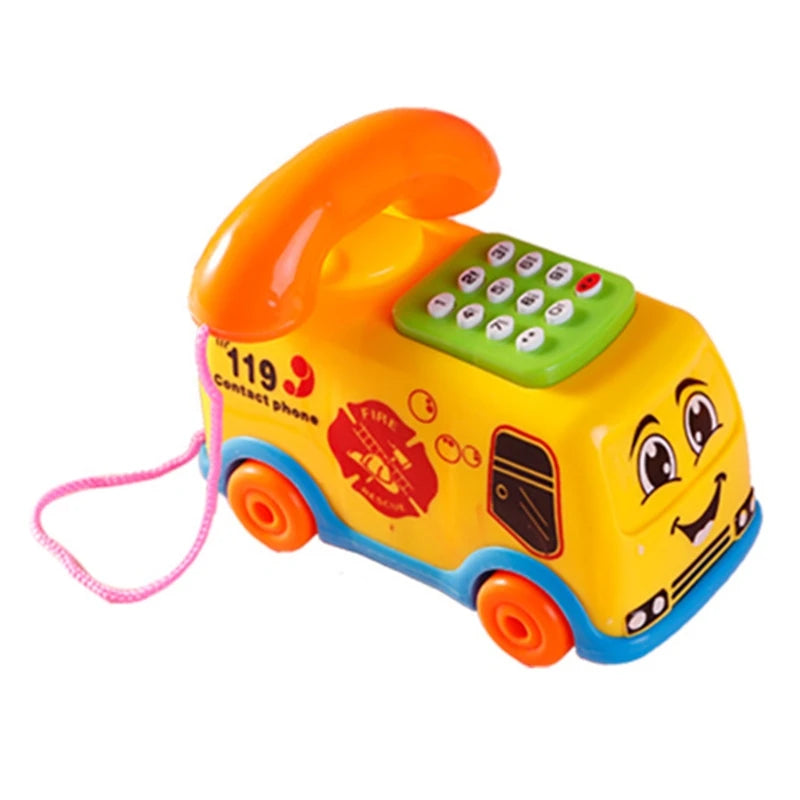 Children Lifelike Telephone Educational Set Toys for Over 1 Year Old Kids Keyboard Set Improve Intelligence Toys